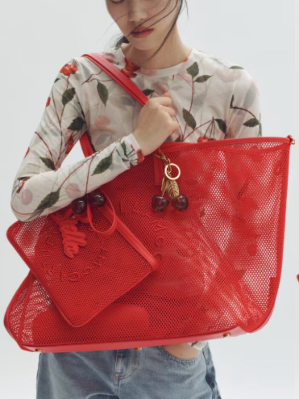 **EARLY RELEASE** Stella McCartney x H&M Large Mesh Tote Bag - Picture 2 of 14